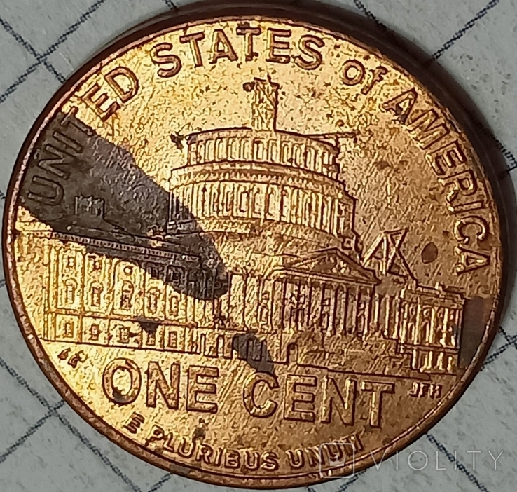 США 1 цент 2009 D, фото №3