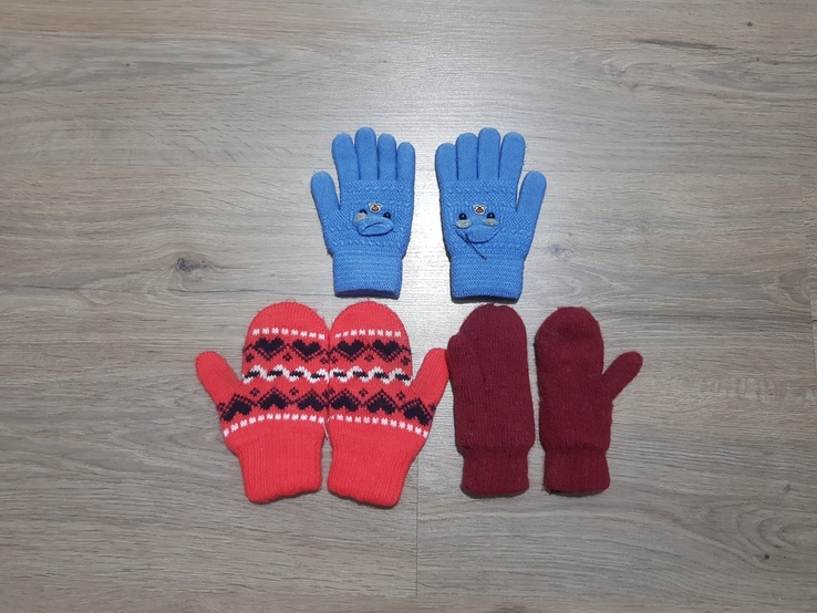 Перчатки детские рукавицы, фото №3