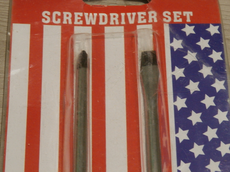  Набір викруток із гумовою ручкою 2 шт 2pc Screwdriver set 200 мм, фото №3