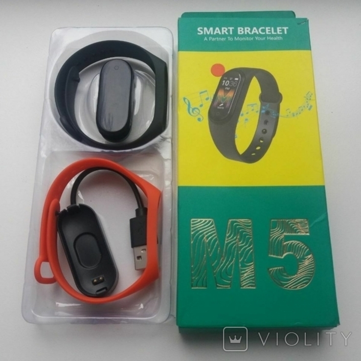 Смарт часы Фитнес браслет Smart Bracelet M5, фото №4