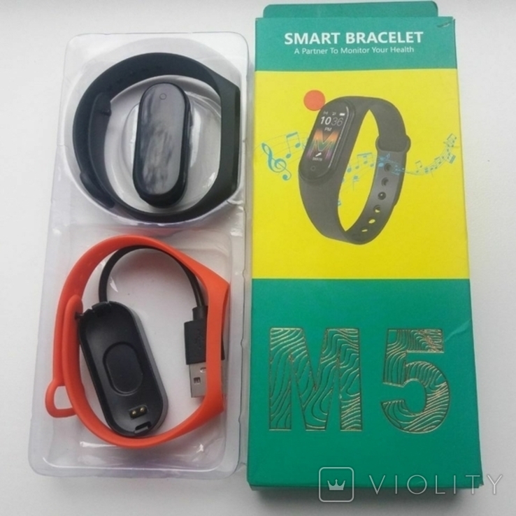 Смарт часы Фитнес браслет Smart Bracelet M5, фото №6