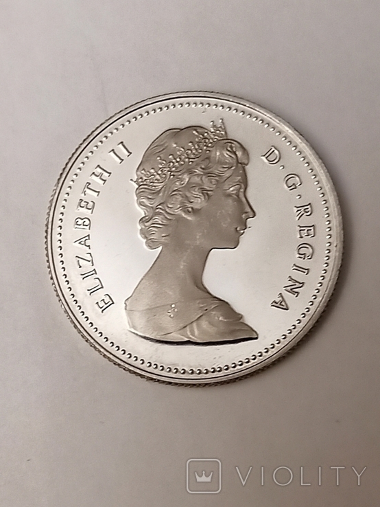 1 долар, Канада, 1983р., фото №2