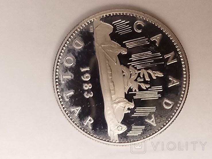 1 долар, Канада, 1983р., фото №8