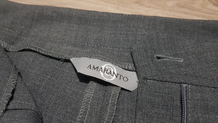 Брюки штаны палацо серые женские amaranto, numer zdjęcia 6