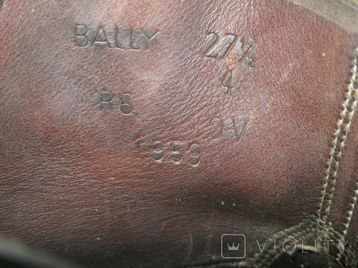 Ботинки Bally с трикони (р.27.5. 1959г.), фото №12