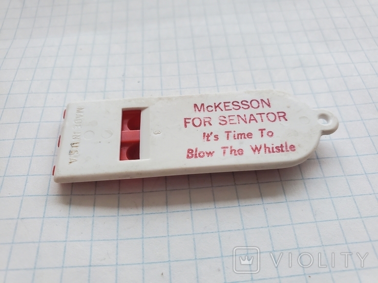 Свисток США McKesson for Senator, фото №3