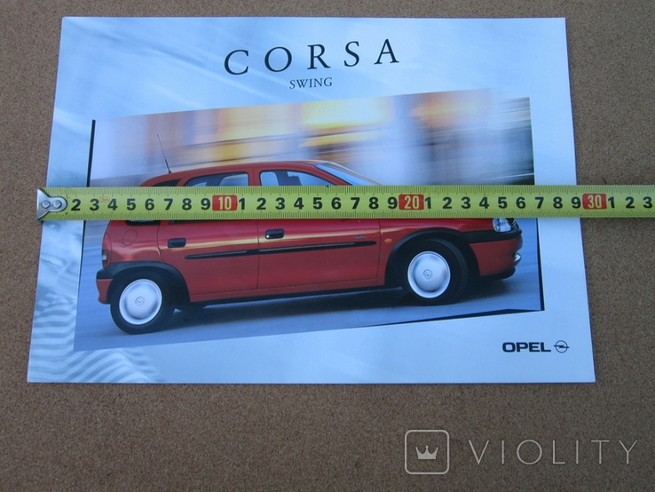 Оригінальна брошура про продаж Opel Corsa swing, фото №4