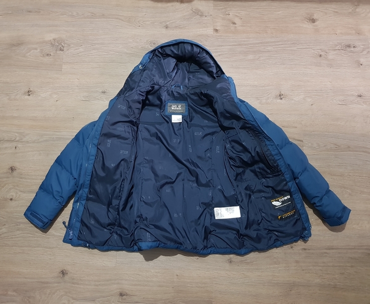 Женский пуховик куртка jack wolfskin helium down coat, numer zdjęcia 9