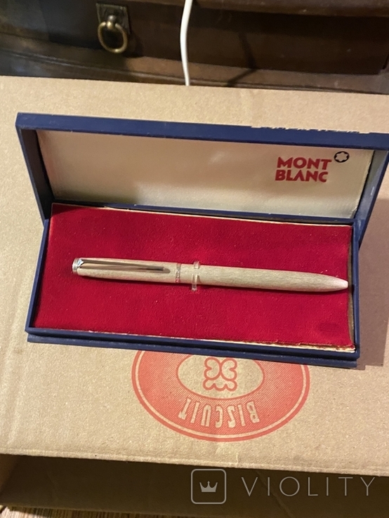 Срібна колекційна ручка Montblanc siemans, фото №2