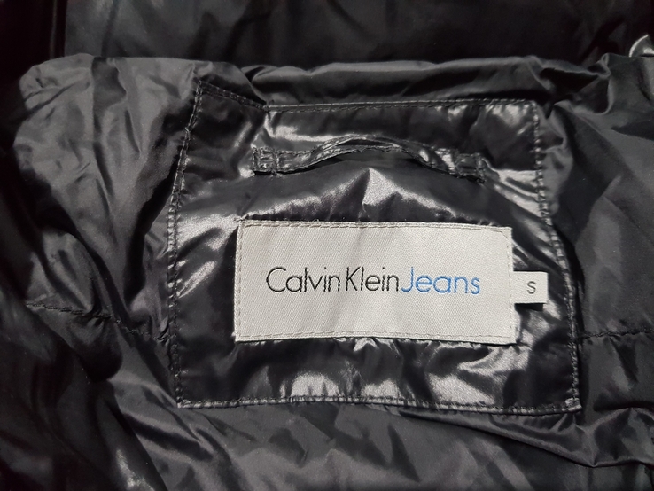 Куртка пуховик демисезонный стильный модный calvin klein, фото №6