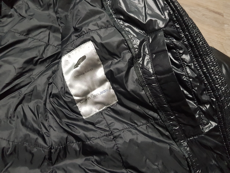 Куртка пуховик демисезонный стильный модный calvin klein, photo number 8