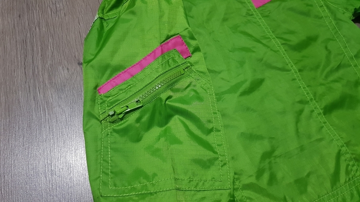 Куртка детская зелёная как дождевик, фото №11