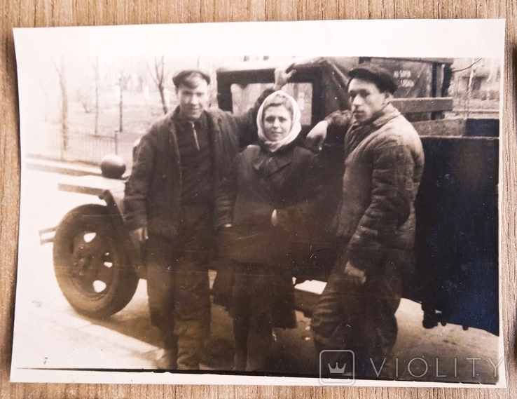 Старые фото времён СССР, автомобили, мотоцикл, пушки, фото №10