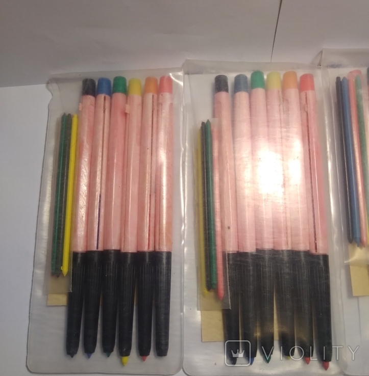 Олівці кольорові механічні 'Полимерграф' 5 наборів., фото №5