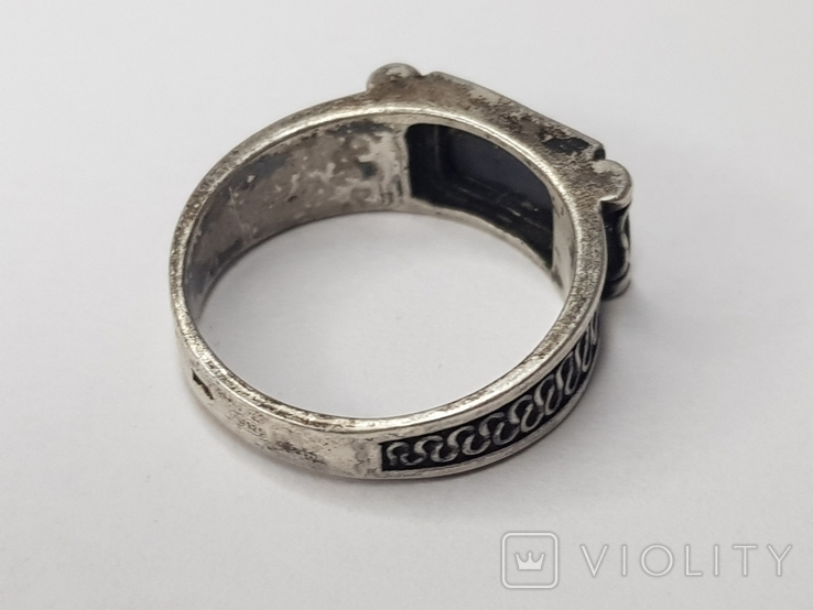 Кольцо серебро 925 пр. 4,6 гр. Размер 19, фото №6