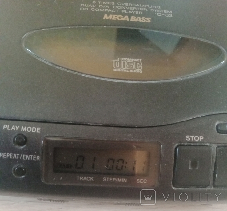 Проигрыватель компакт-дисков Sony Discman D-33, фото №3