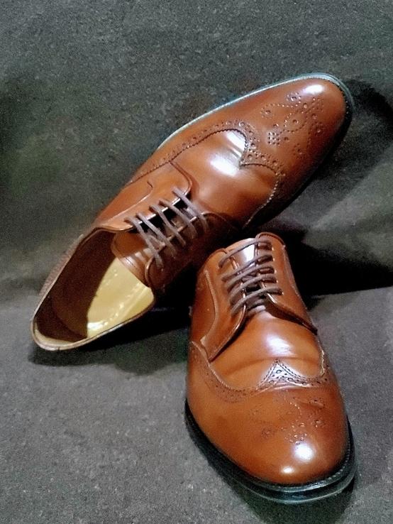Мужские туфли, броги, RIZZO ( Италия ) ( р 44 / 29 см ), фото №3