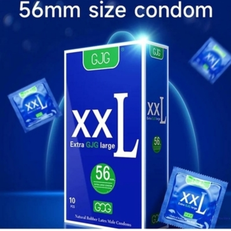 Презервативы большие ххл xxl 56 мм макси 10 штук в пачке