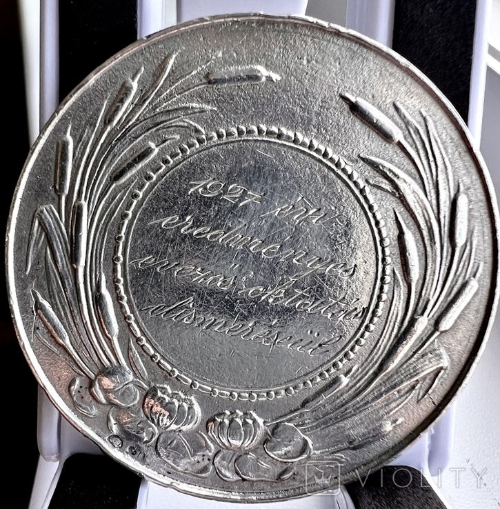 Медаль Серебро 1927 Венгрия Bern Lajos оригинал, фото №7