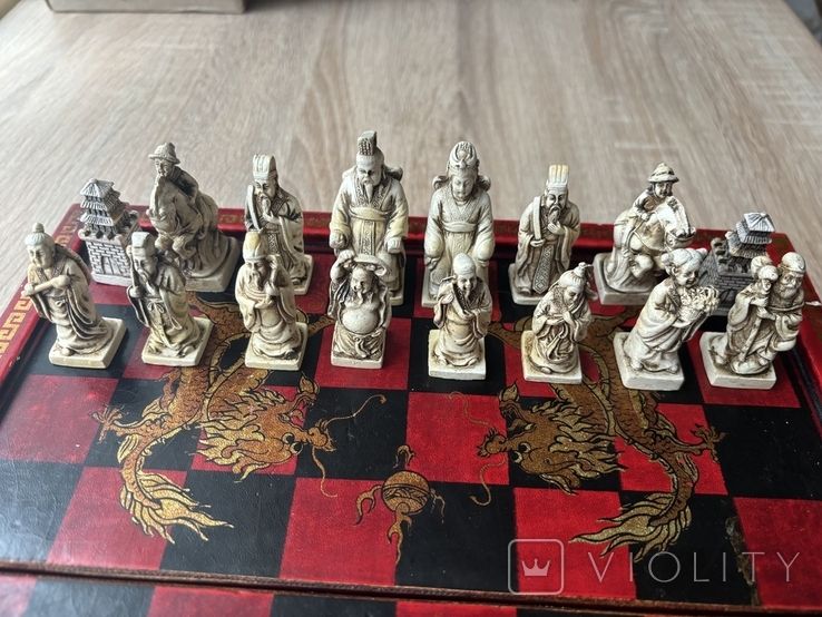 Вінтажні китайські шахмати, фото №8
