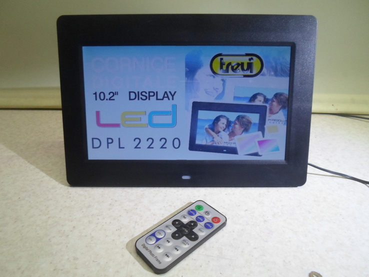 Фоторамка цифровая Digital Photoframe LED, 10.2 дюймов, видео, звук, пульт., numer zdjęcia 3