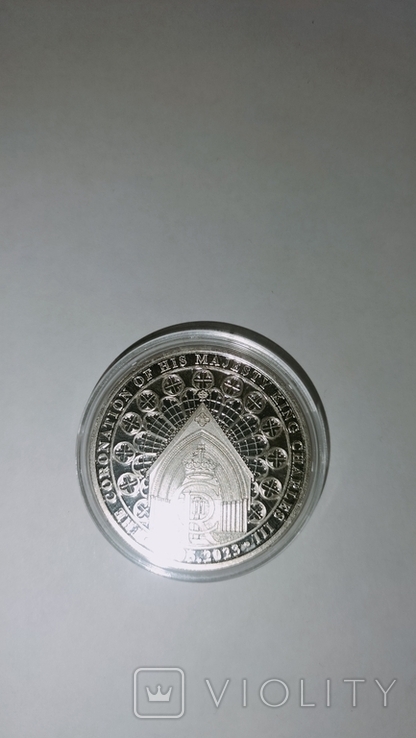 Монета Коронация Короля Чарльза III Half Crown 2023, фото №4