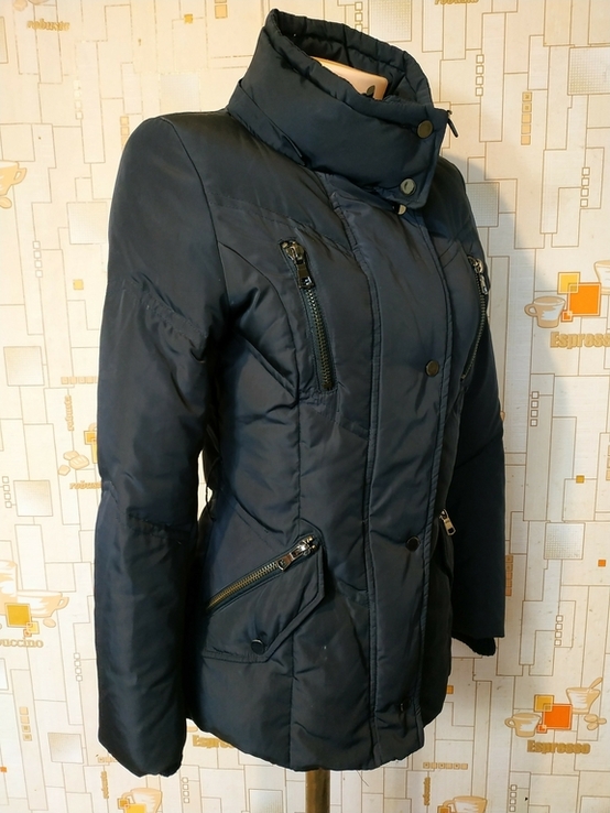 Куртка тепла зимова жіноча. Пуховик ZARA p-p S, фото №3