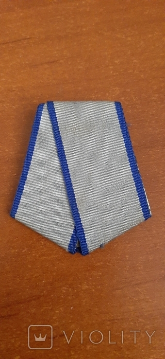 Колодка двойная латунная к медали "За отвагу", фото №3