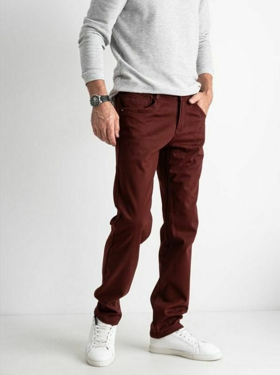 Новые мужские утеплённые джинсы VARXDAR denim. Зауженные стрейчевые. 28р. Лот 1139, фото №4