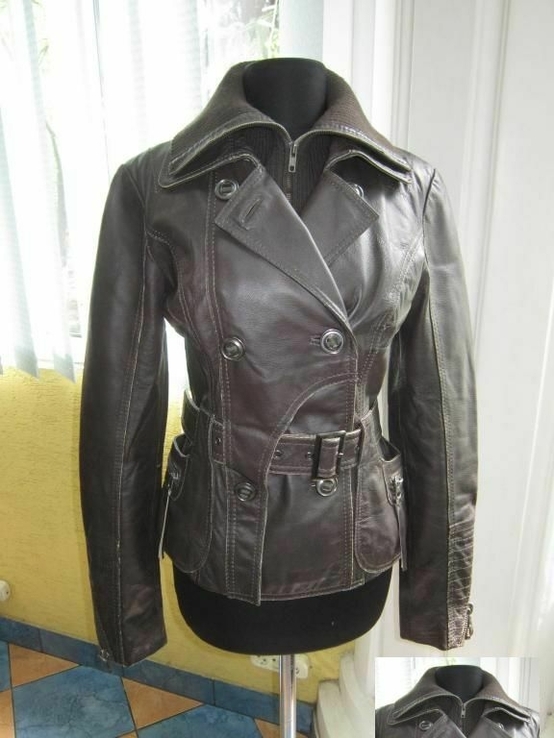 Стильная женская кожаная куртка VERO MODA. 42р. Лот 1135, фото №3