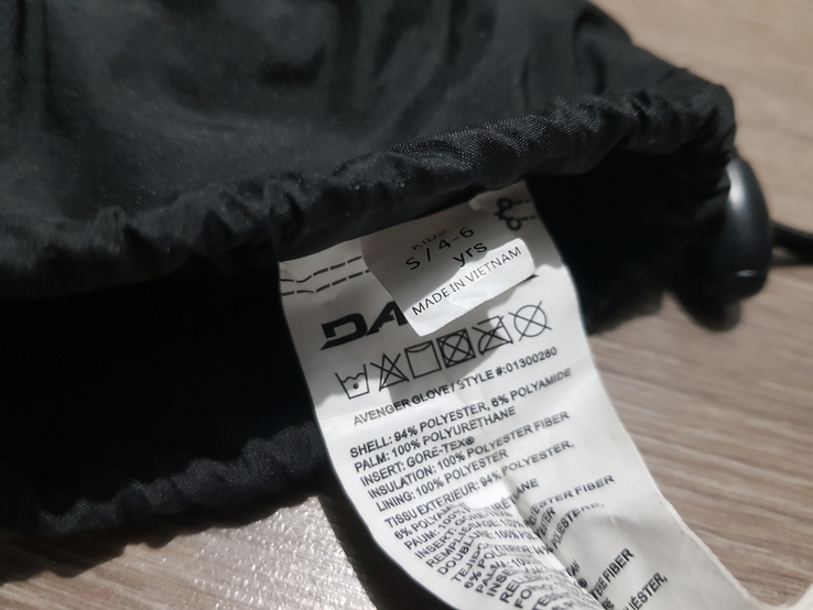 Перчатки детские dakine avenger gore-tex glove carbon ai, photo number 9