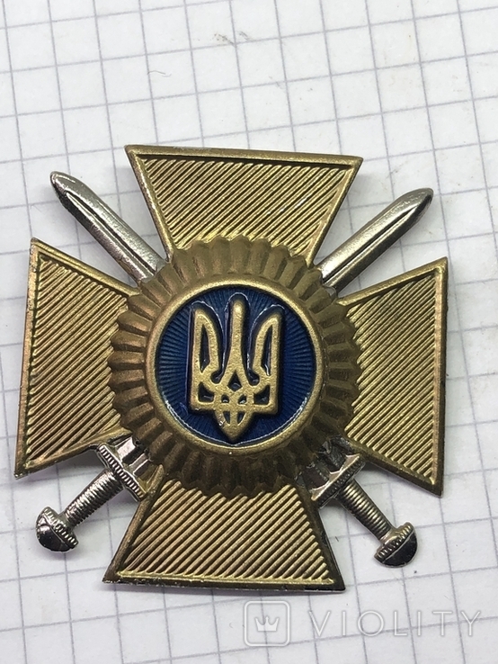 Знак на кашкет для Сухопутніх військ ЗС України, фото №2