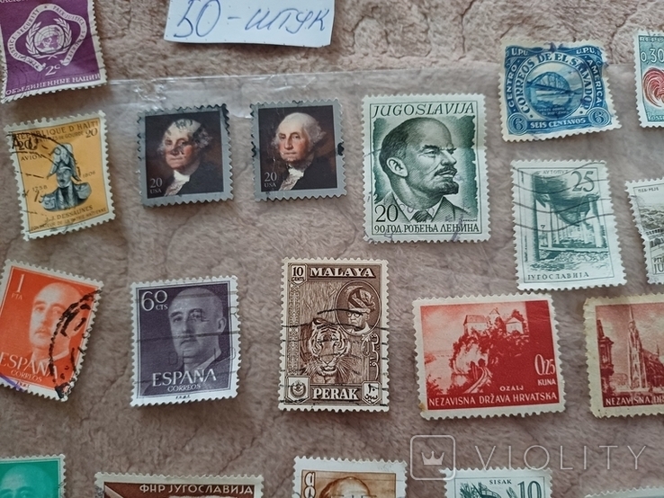 Лот 4 .Старые Почтовые марки, фото №3