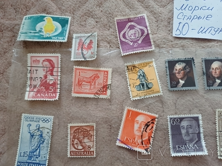 Лот 4 .Старые Почтовые марки, фото №4