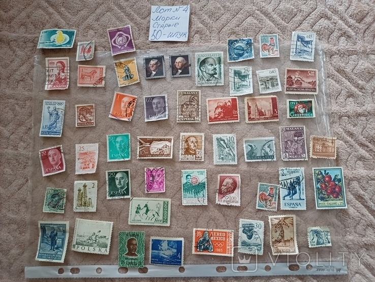 Лот 4 .Старые Почтовые марки, фото №2