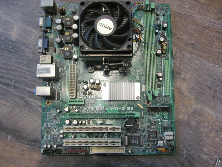 Материнська плата Biostar NF61S Micro AM2 SE + процесор athlon 64 x2 6000+, фото №2