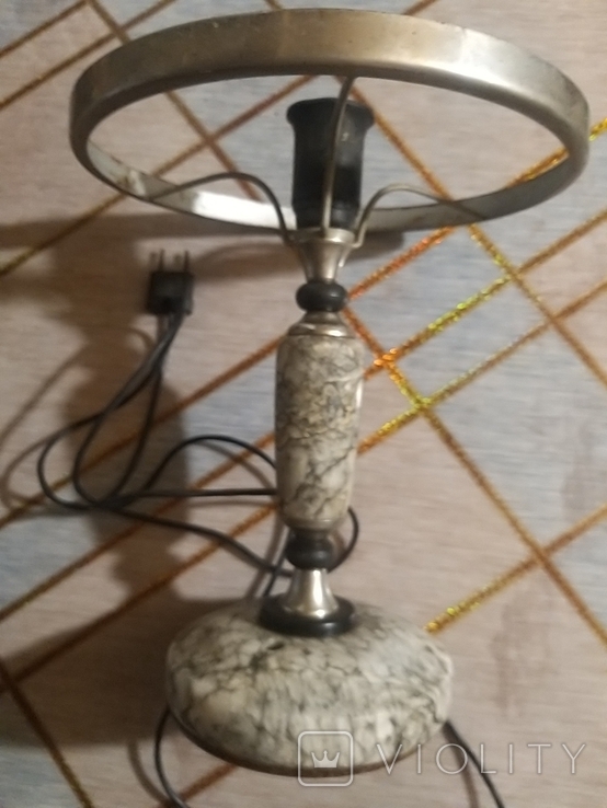 Сталинская лампа мрамор, без флакона, фото №2