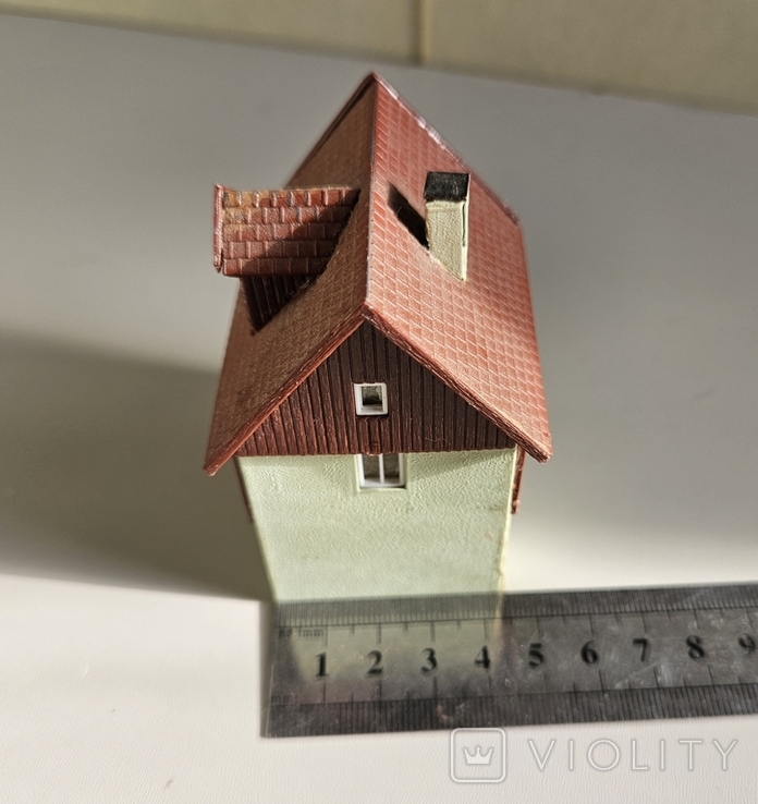 Модель строения 2-х этажного дома, 1:87 / H0, фото №10
