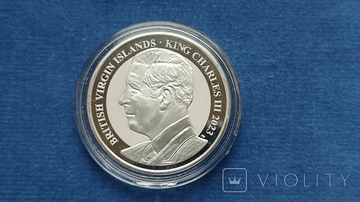 1 доллар 2023 Британские Виргинские Острова Пегас серебро 999, N#376697, фото №5