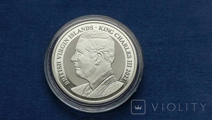 1 доллар 2023 Британские Виргинские Острова Пегас серебро 999, N#376697, фото №6