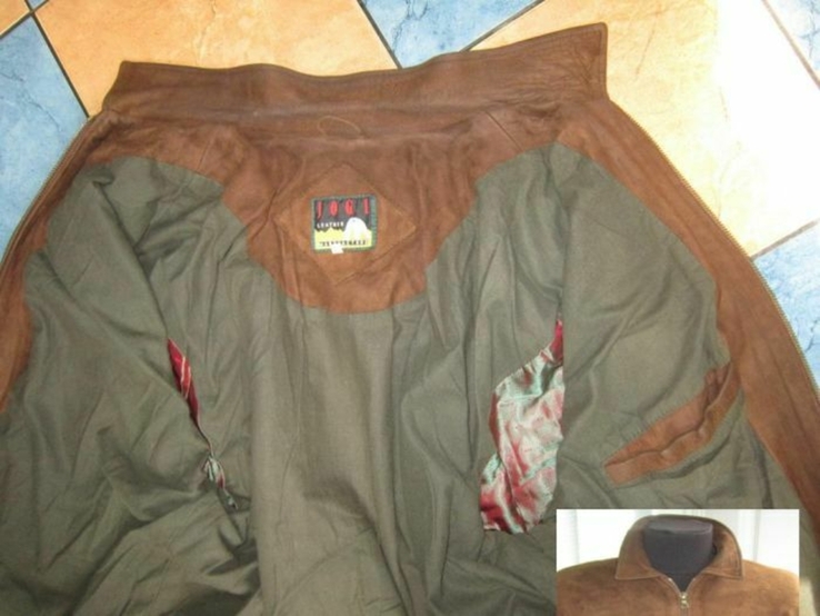 Мужская кожаная куртка JOGI Leather. 60р. Лот 1133, фото №8
