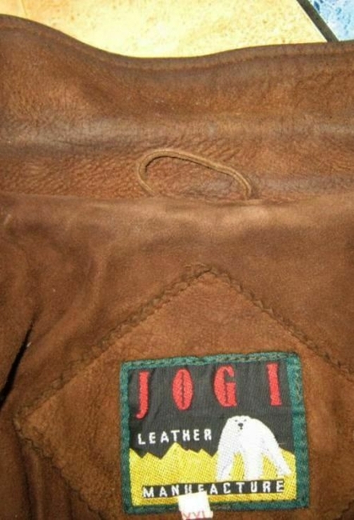 Мужская кожаная куртка JOGI Leather. 60р. Лот 1133, фото №9