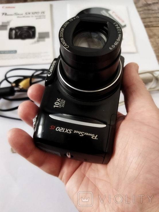 Фотоапарат Canon SX120 IS, фото №5