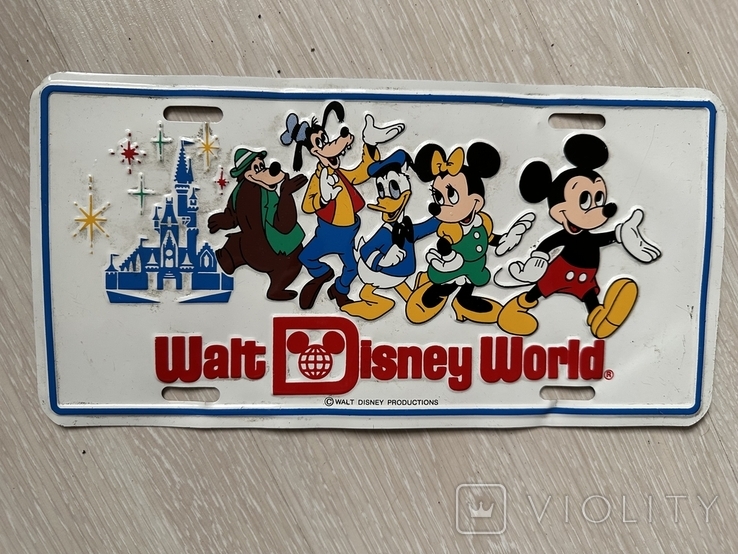 Табличка Walt Disney World, фото №6