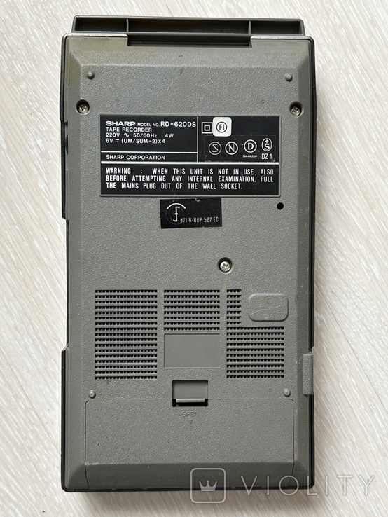Кассетный магнитофон Sharp RD 620 DS, фото №3