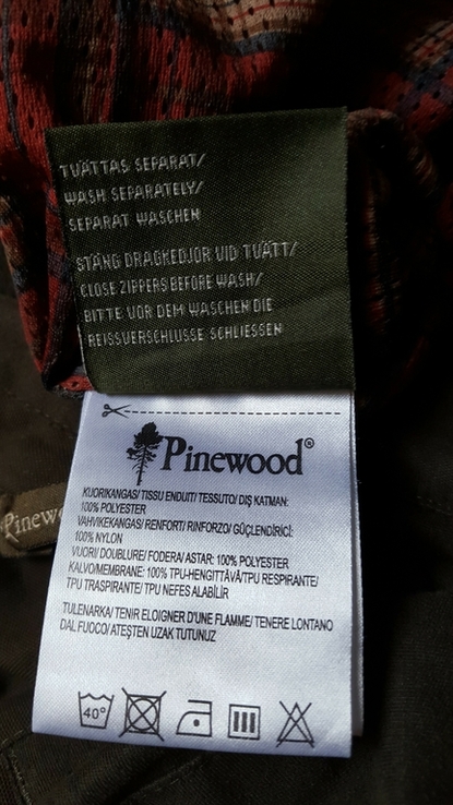 Зимові штани Рinewood outdoor collection Pine-Tech полювання, рибалка С48, фото №6