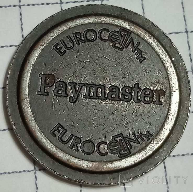 Жетон Paymaster eurocoin, фото №2