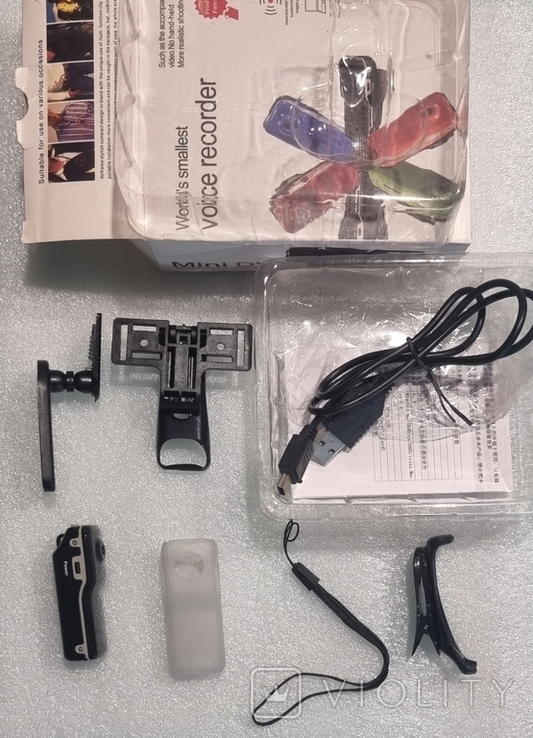 Компактная мини камера Mini MD80, 2MP / Микрокамера видеонаблюдения с передачей на телефон, фото №5