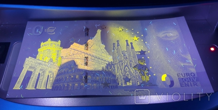 Банкнота Ukraine 0 euro Kyiv Золоті ворота 2023 р., фото №3