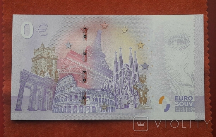 Банкнота Ukraine 0 euro Kyiv Золоті ворота 2023 р., фото №8